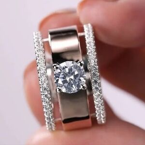 Macy's stainless steel ring